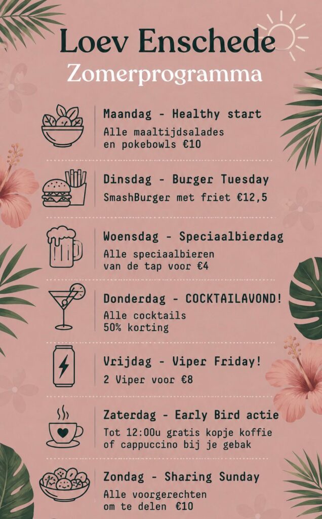 Loev Zomerprogramma